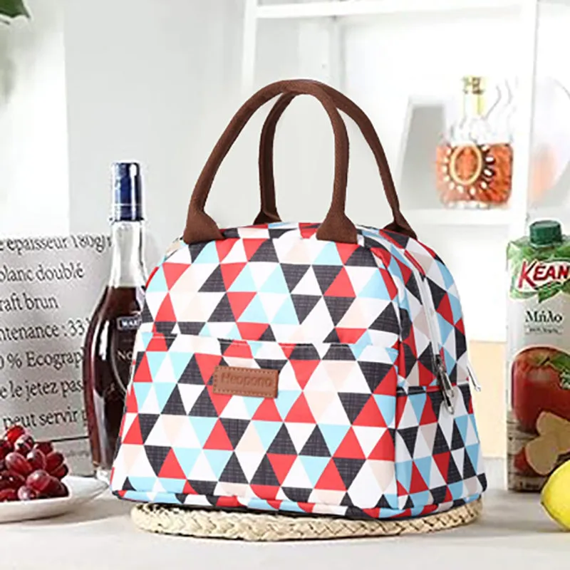 Geo Bite Nylon Lunch Bag media 1