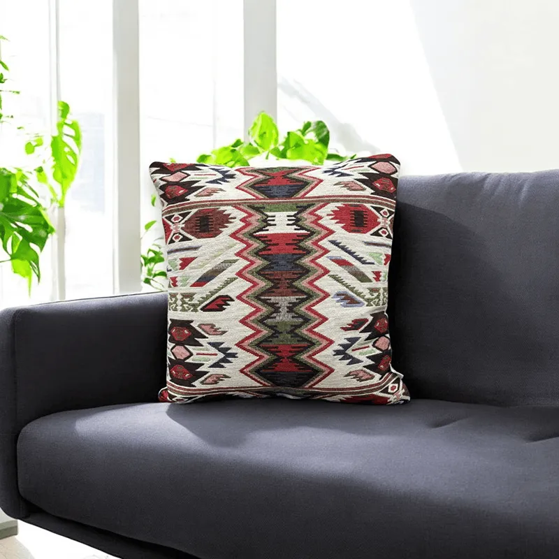 Loom Tribe Jacquard Cushion Cover media 4