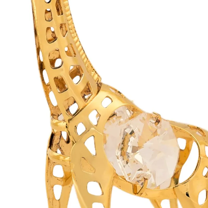 Golden Giraffe 24K Gold Plated Mild Steel Showpiece media 5