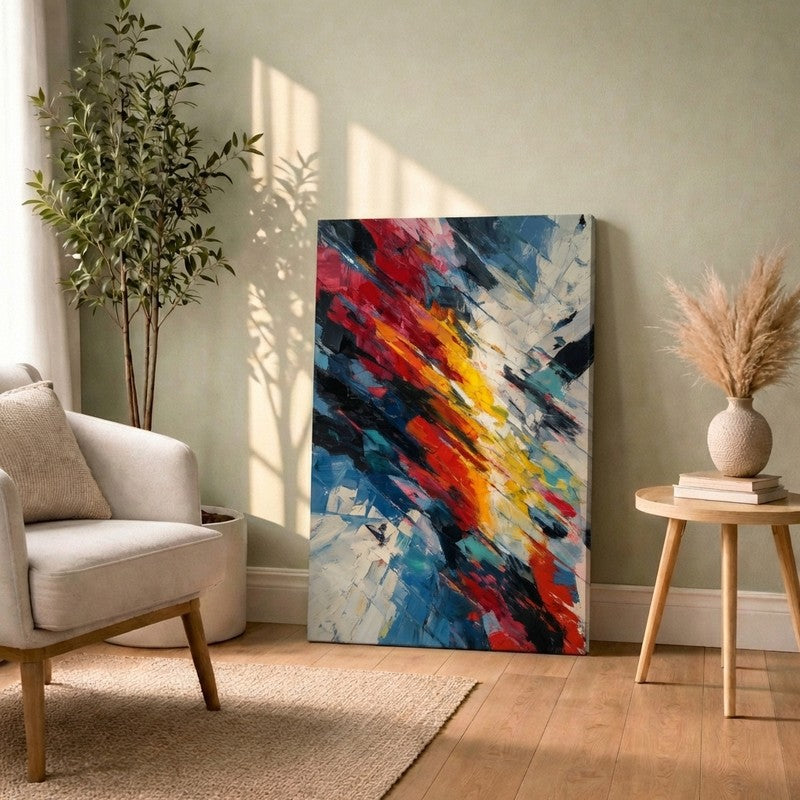 Echo Frame Abstract Canvas Wall Art