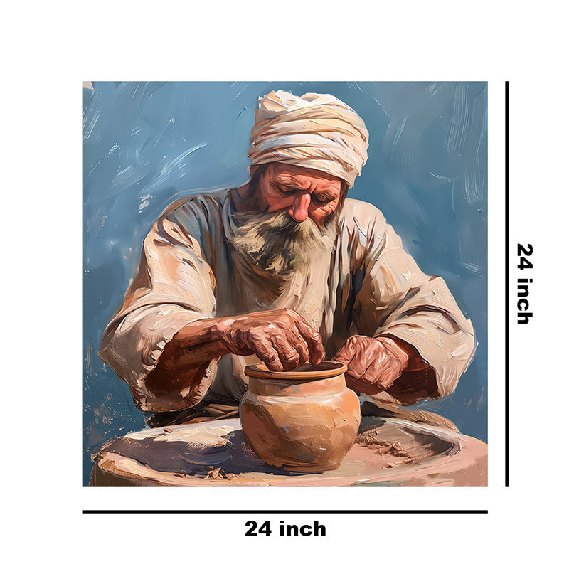 Pottery Maker Wall Painting media 9