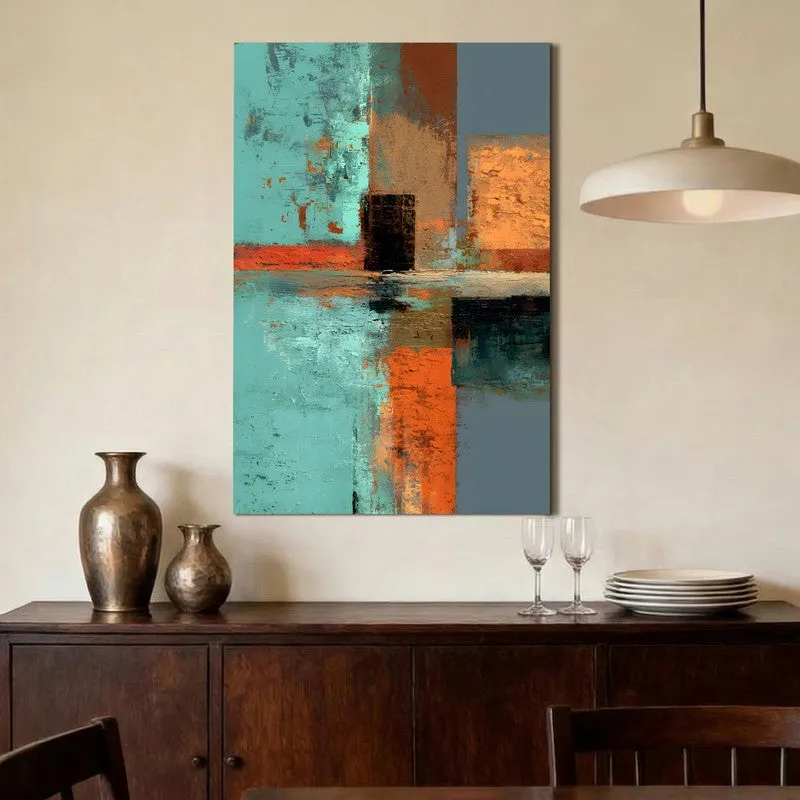 Structured Color Burst Canvas Wall Art media 6