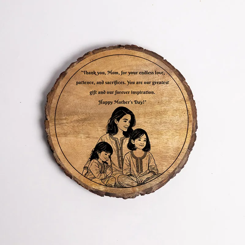 The Greatest Inspiration Wood Showpiece - Round media 5