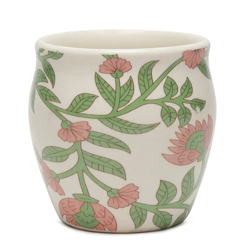 Blossom Handcrafted Ceramic Kulhad (220 mL) - Set Of Six media 5