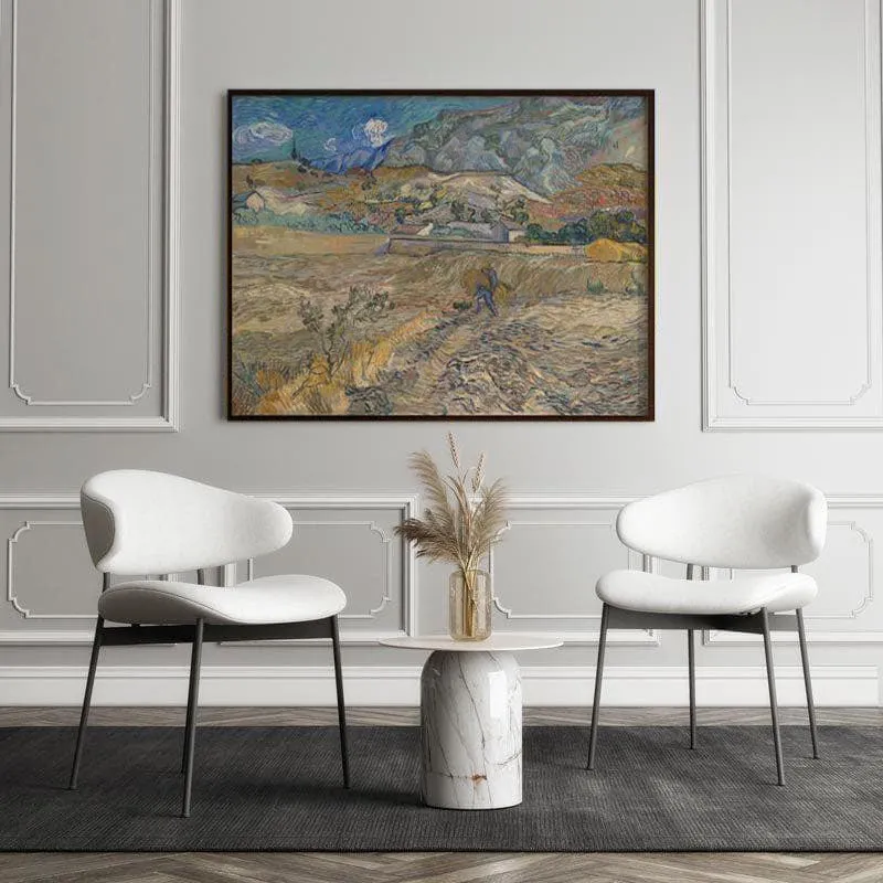 Landscape At Saint R?my By Vincent Van Gogh - Black Frame media 5