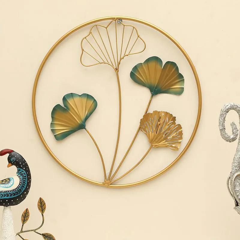 Luminous Leaves Metal Wall Accent media 1