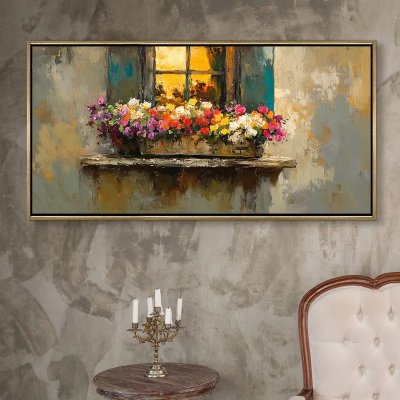 Window of Grace Canvas Wall Painting With Frame media 1