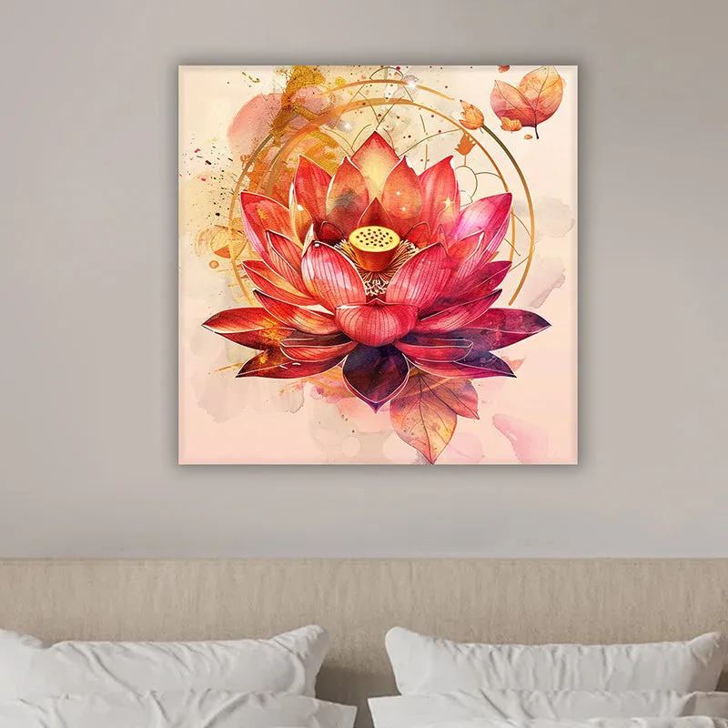 Lotus Nirvana Wall Art media 2