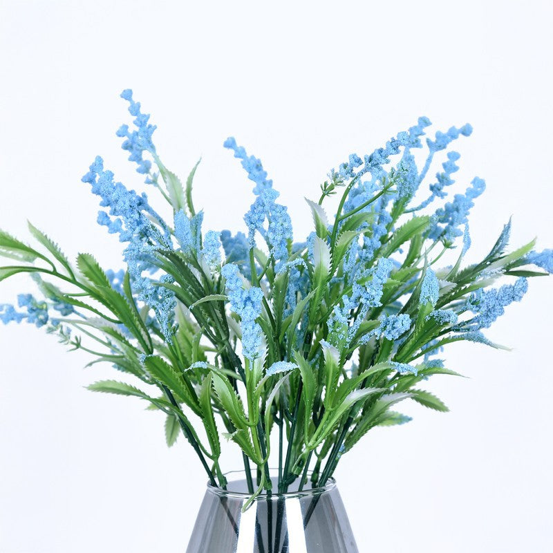 Everbloom Petals (Blue) Elegant Faux Flowers - Set Of Two media 5