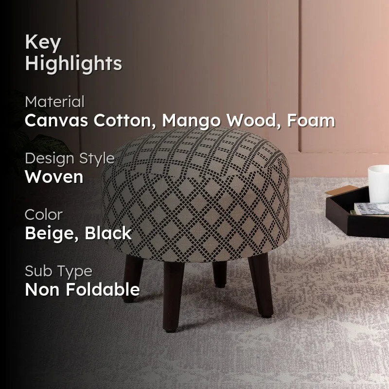 Reven Cotton Ottoman media 2