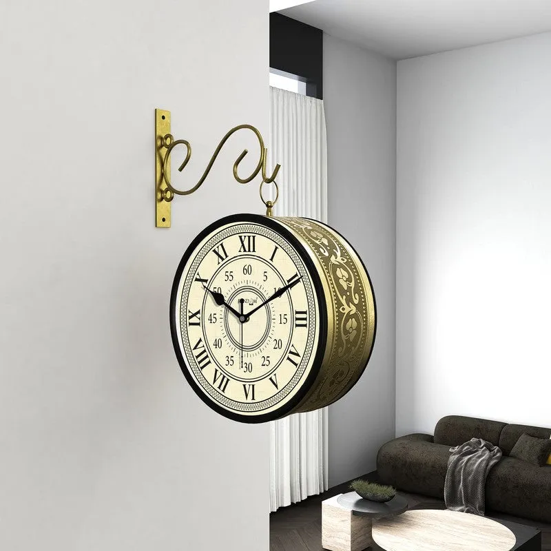 Antiqon Double Sided Wall Clock media 3