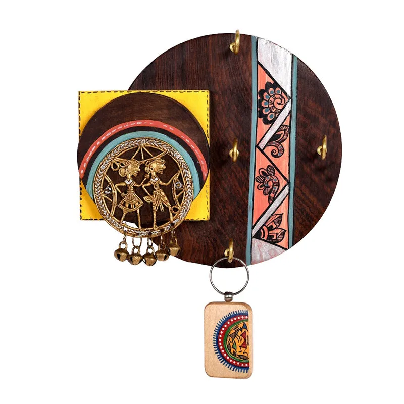 Madhubani Mitha Handcrafted Key Holder media 3