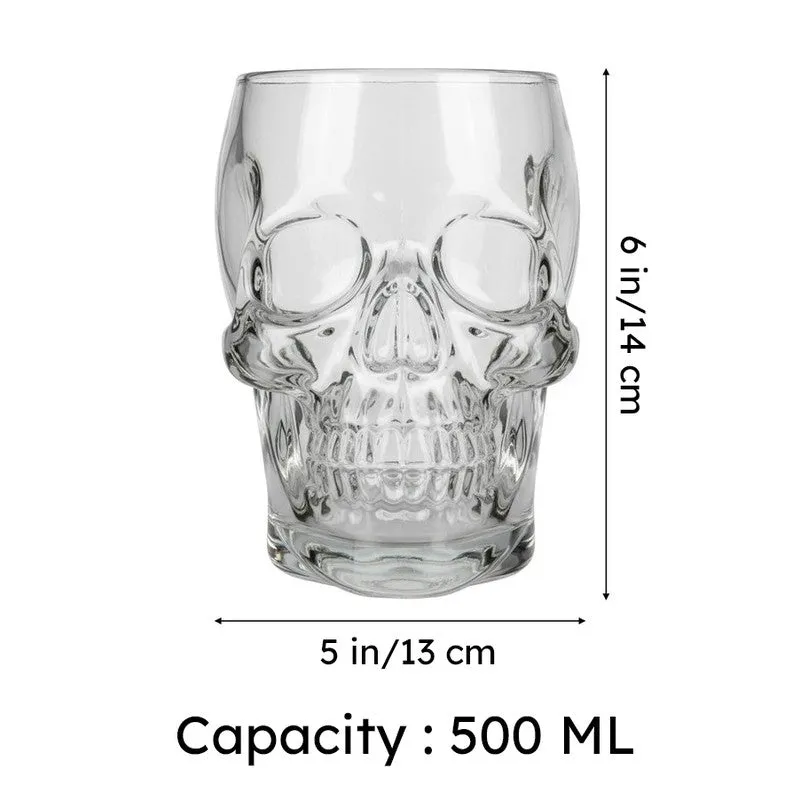Goldwy Skull Whiskey Glasses (500 mL) - Set Of Four media 8