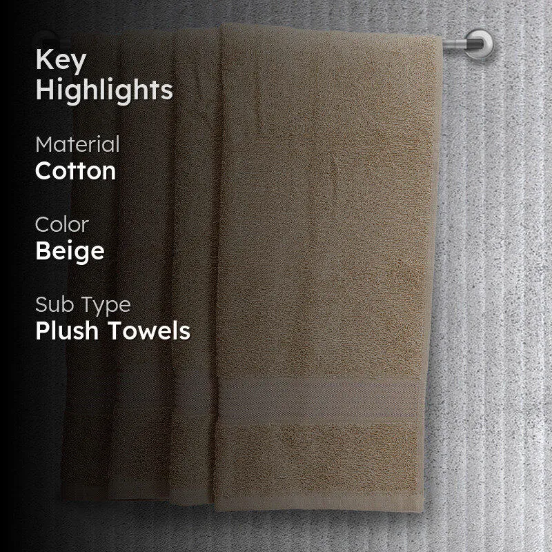 Eva Quick Dry Hand Towel (Taupe) - Set Of Four media 2