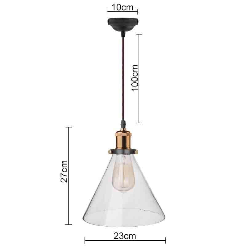 Conica Glowra Glass Ceiling Lamp media 8