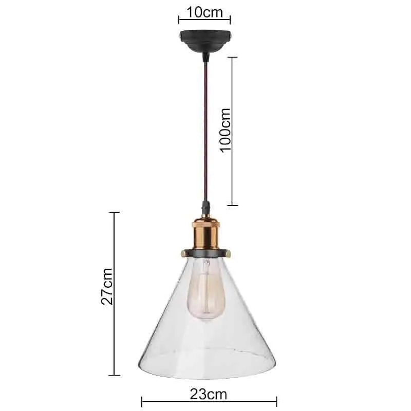 Conica Glowra Glass Ceiling Lamp media 8