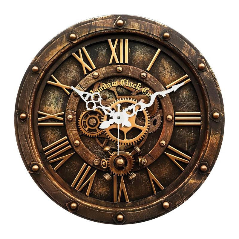 Kaiya Retro 3D Printed MDF Wall Clock media 4