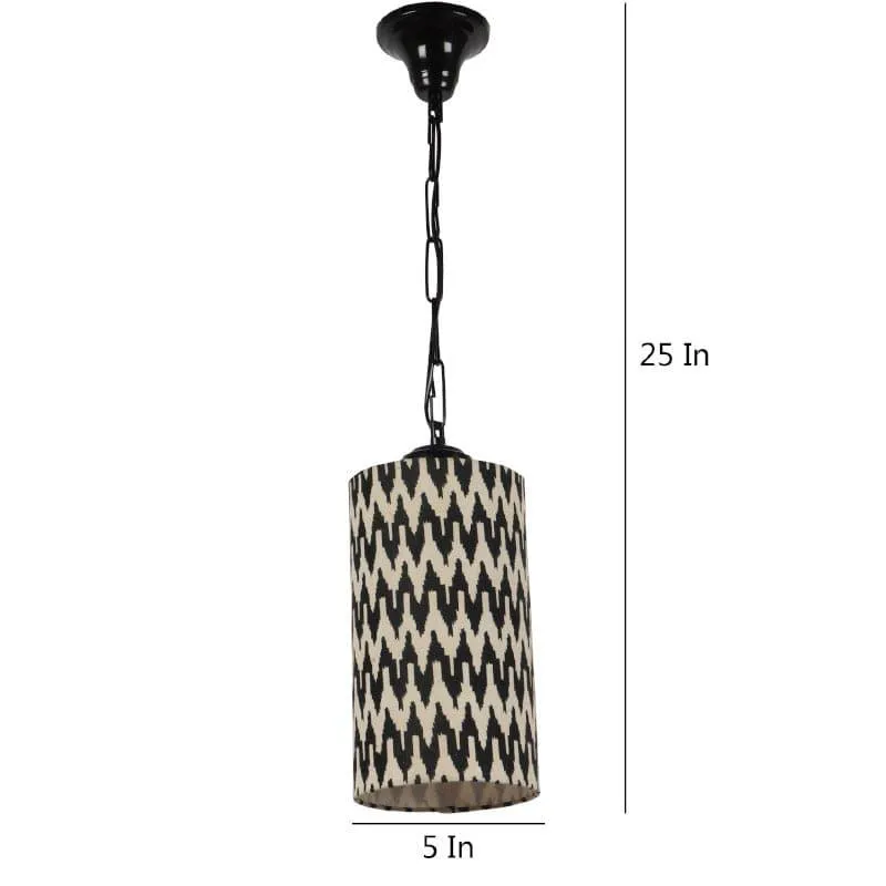 Chevronic Fabric Ceiling Lamp media 5