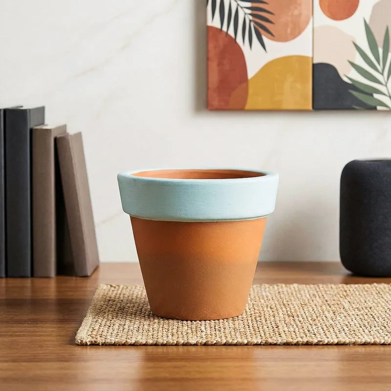 Pastel Mimic Planter - Blue media 1