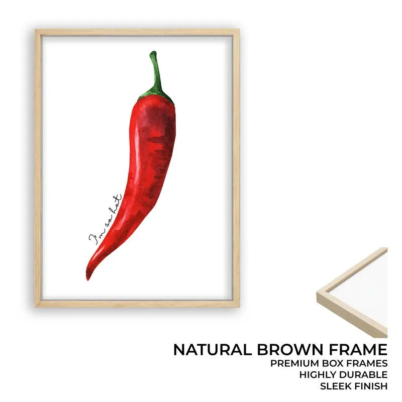 Scarlet Flame Archival Canvas Wall Art - Brown media 9