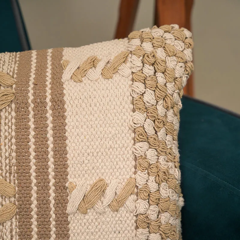 Dune Weave Cotton Cushion Cover media 4