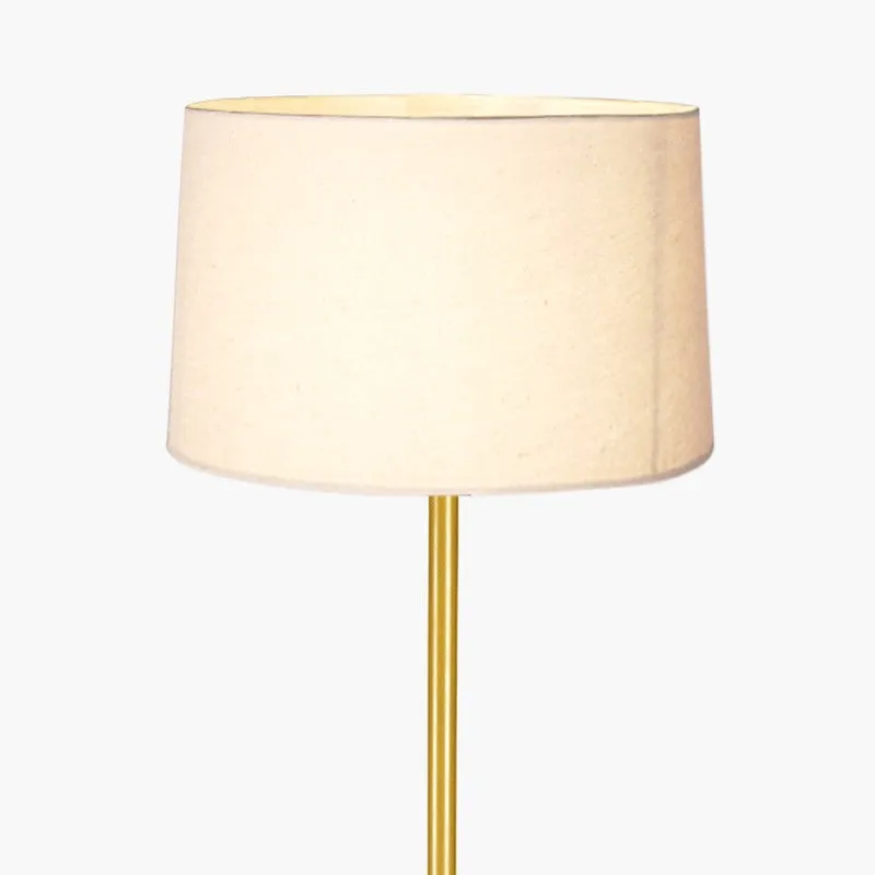 Classic Chic Antique Metal Floor Lamp - White media 3