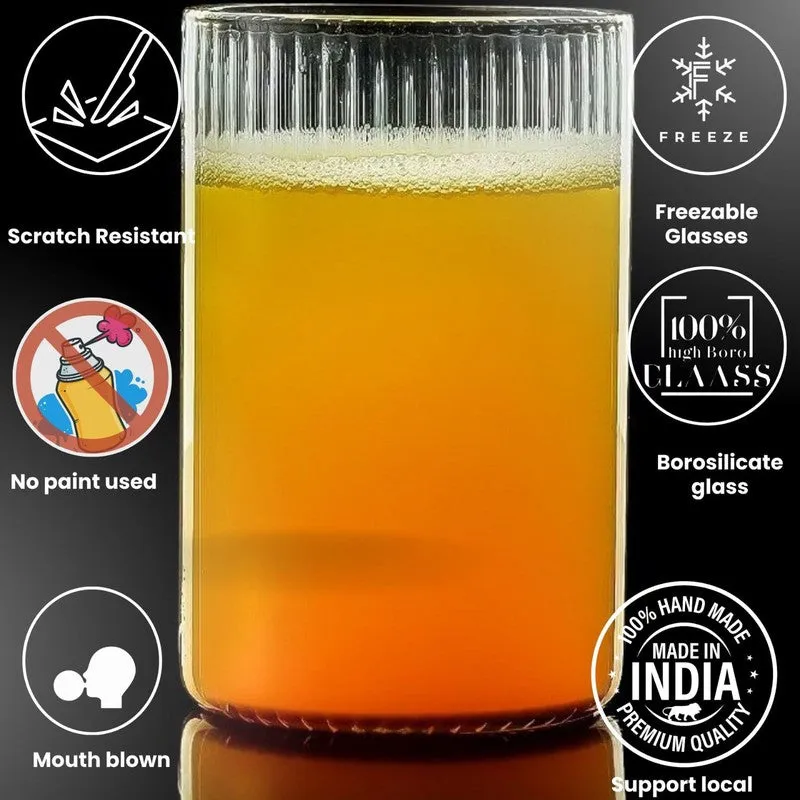 Tall Frosted Drinking Glasses (295 mL) - Set Of Six media 6