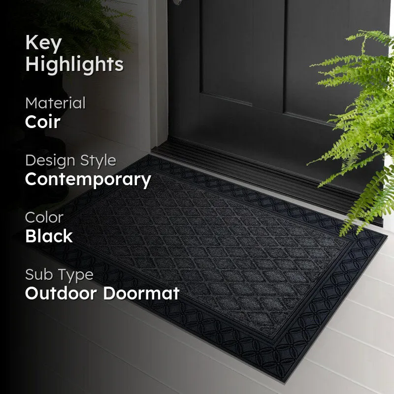 CoirLuxe Coir Door Mats - Black media 2
