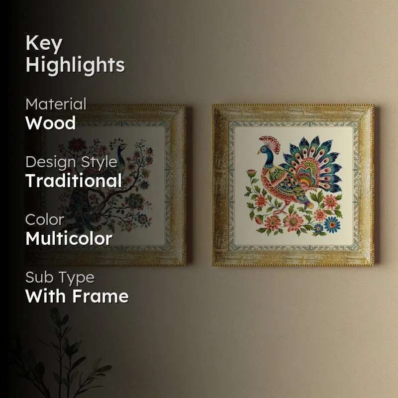 Mayura Ethnika Wall Art - Set Of Two media 2