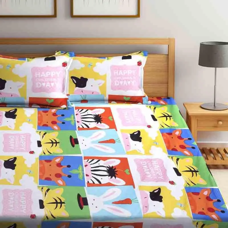 Jungle Bundle Bedsheet (Double) - 150 GSM media 5