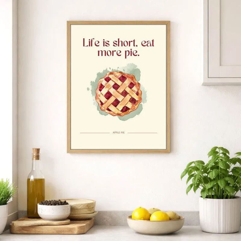 Crust Confession Archival Canvas Wall Art - Brown media 4