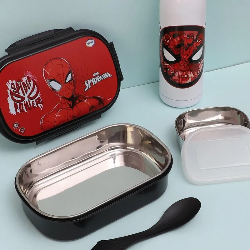Spider Hero Mask Lunch Box 700 ML With 600 ML Water Bottle - Two Piece Set media 4