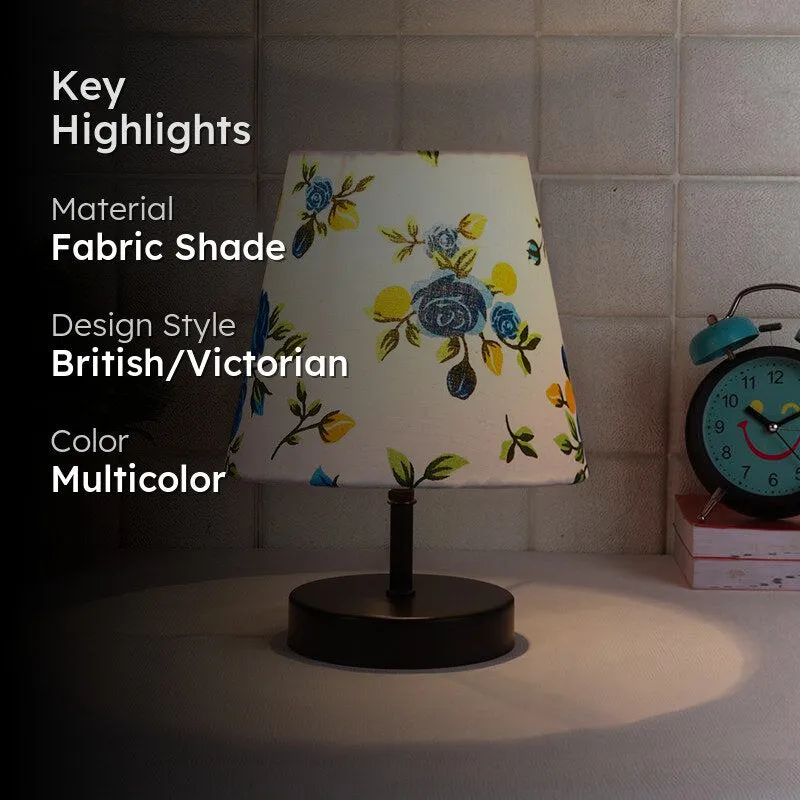 Otravo Blur Fleur Fabric Table Lamp - Multicolor media 2