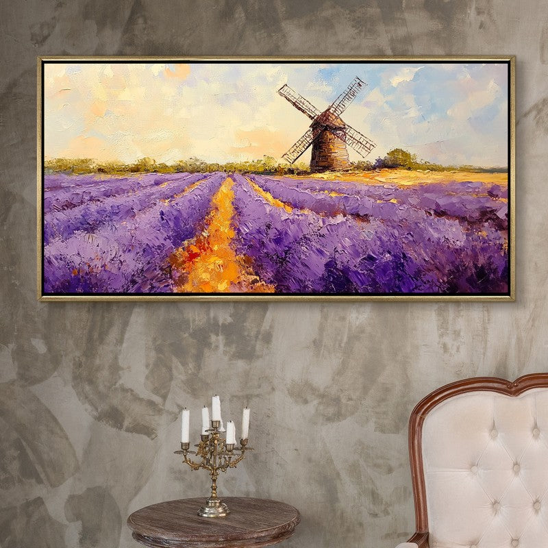Pastoral Harmony Canvas Wall Painting With Frame