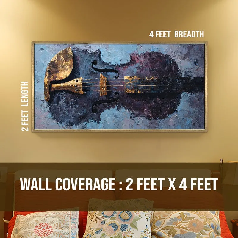 Indigo Strings Canvas Wall Art media 8