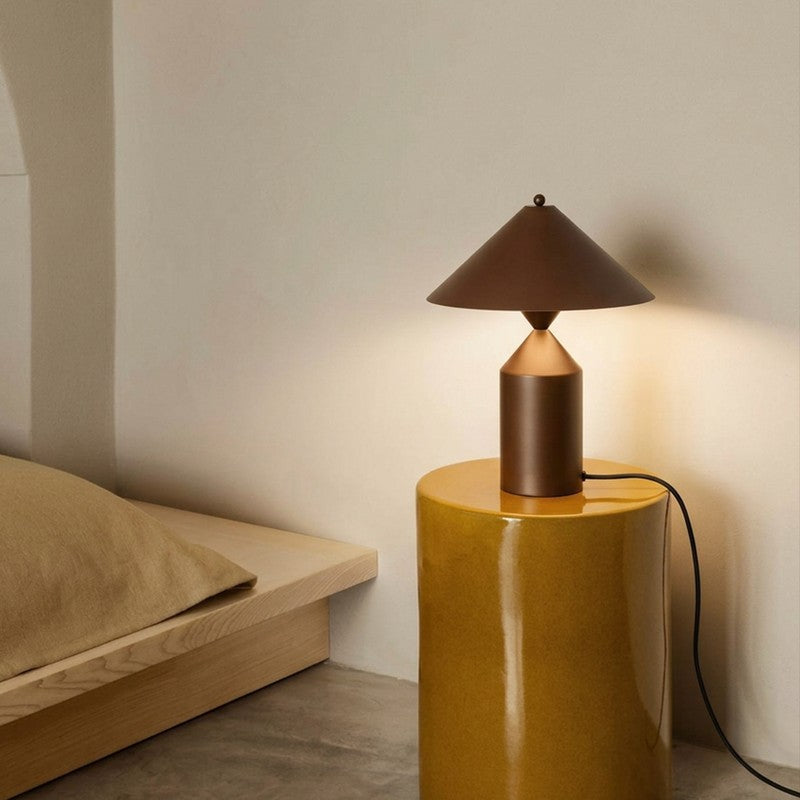 Fig Living Cone Casa Metal Table Lamp - Brown media 6