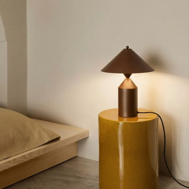 Fig Living Cone Casa Metal Table Lamp - Brown media 6