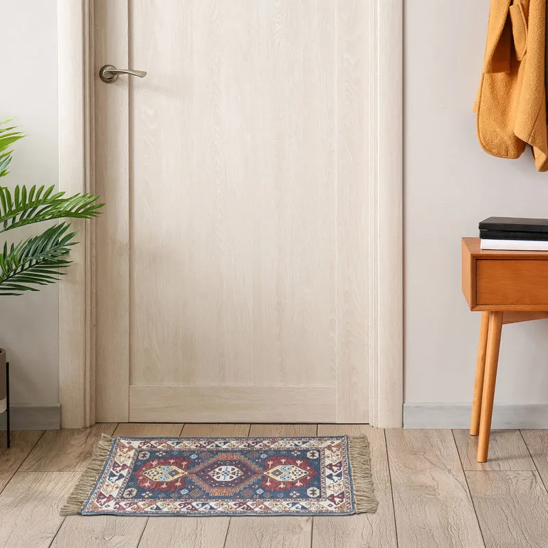 Lunera Cotton Door Mats - Blue media 4