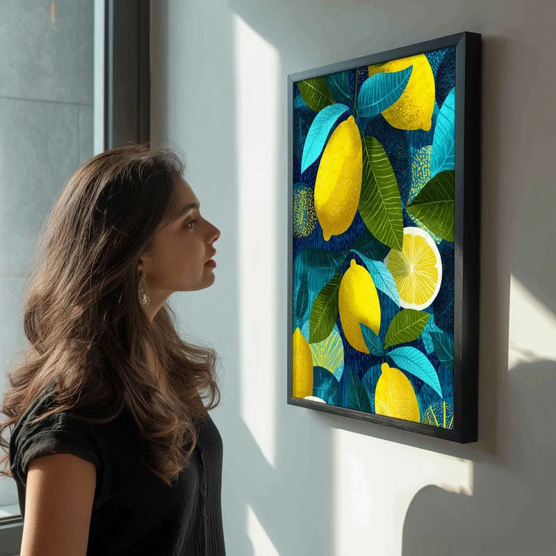 Fresh Picked Canvas Wall Painting - Black Frame media 5