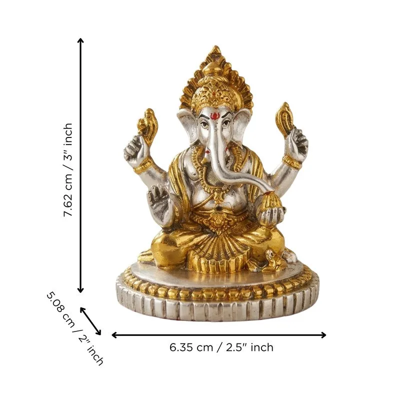 Sacred Vinayak Metal Idol media 5