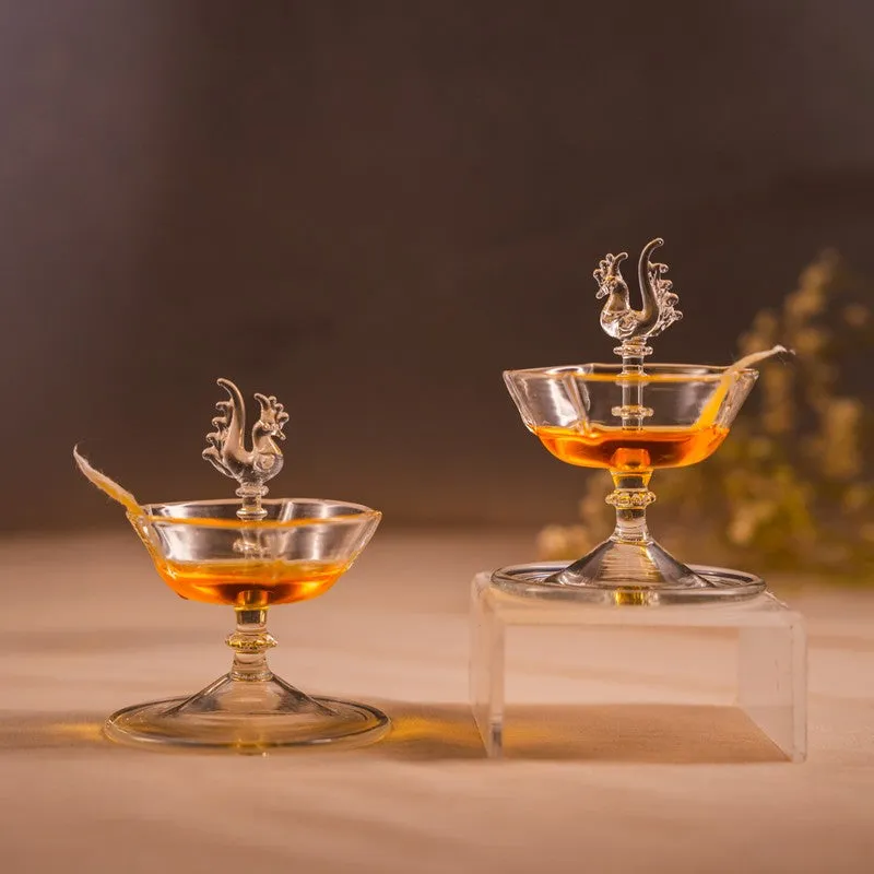Lumina Glass Diya - Set Of Two media 7