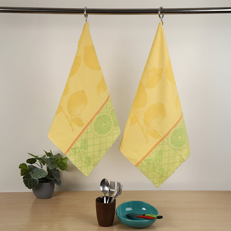 Spring Mist Cotton Kitchen Towel - Set Of Two