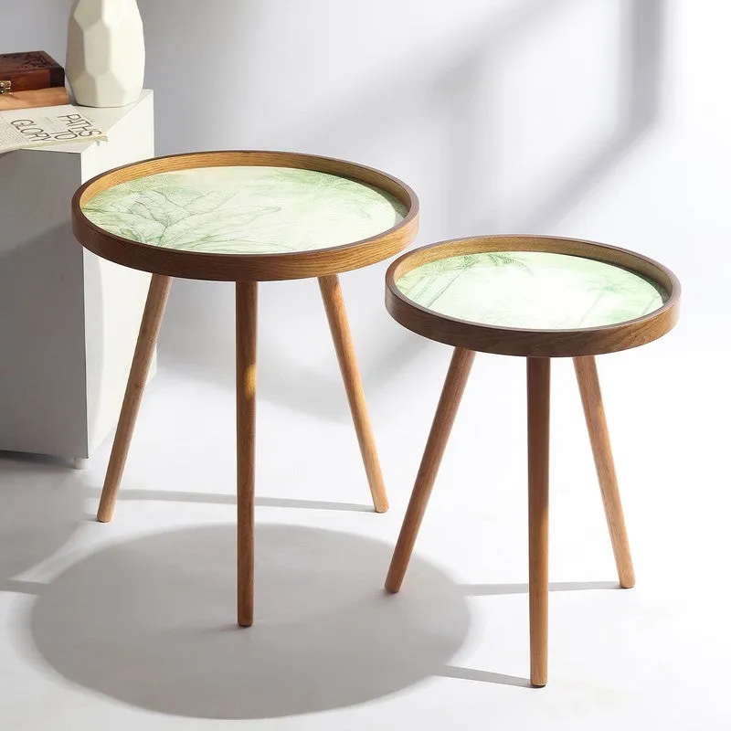 Scandi Wood Side & Bedside Tables - Set Of Two media 4