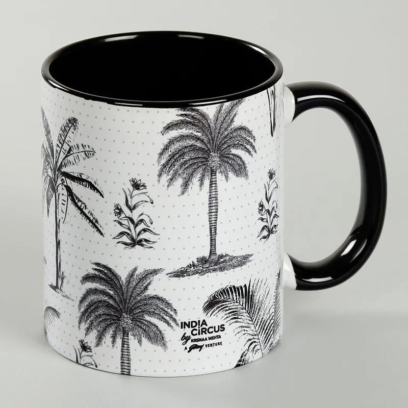 India Circus Monochrome Palms Coffee Mug (325 mL) media 4