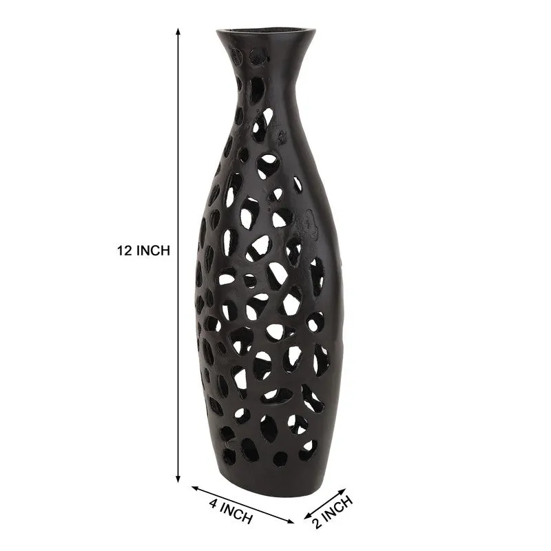 Sophia Floral Vase - Black media 7