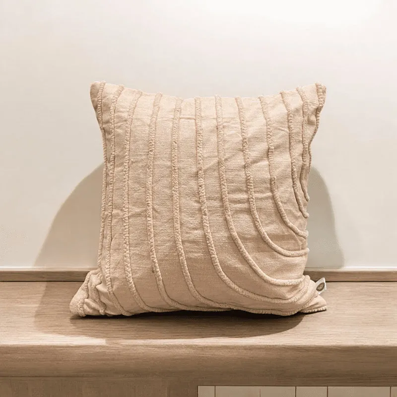 Peaks & Valleys Tufted Cushion Cover - Ivory media 3