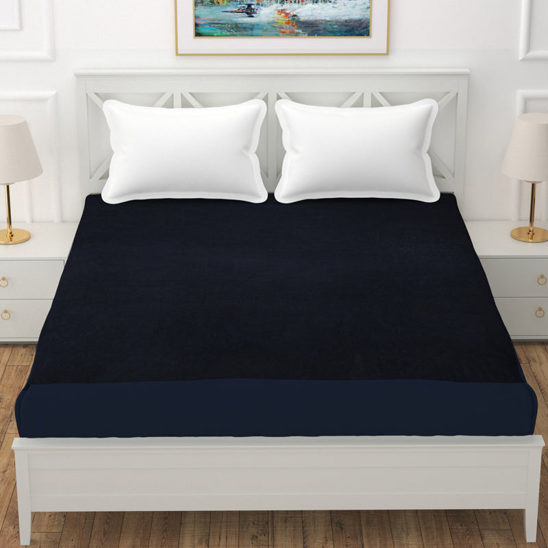 Cloud Guard Mattress Protector - Navy Blue media 3
