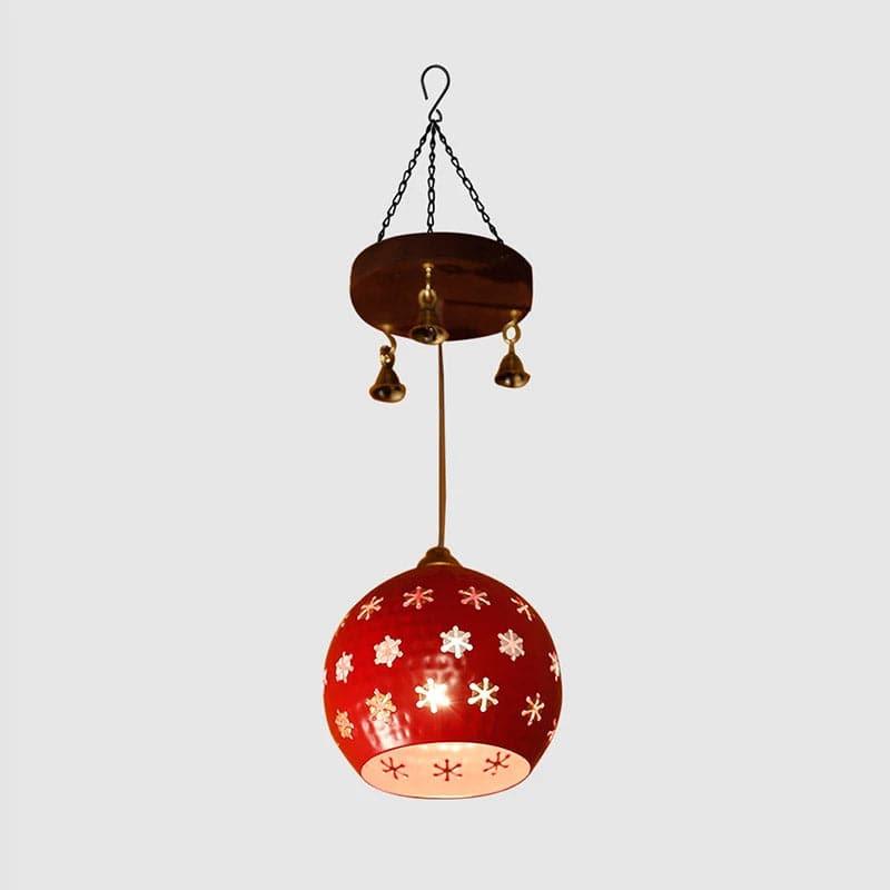 Dome Drova Metal Ceiling Lamp - Red media 4