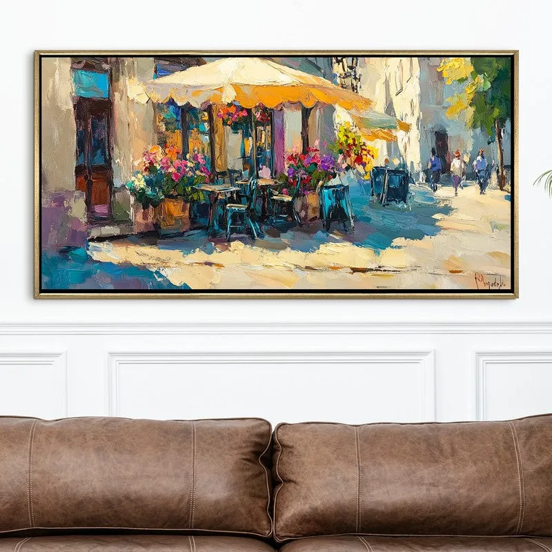 Bloomed Silence Canvas Wall Painting With Frame media 4