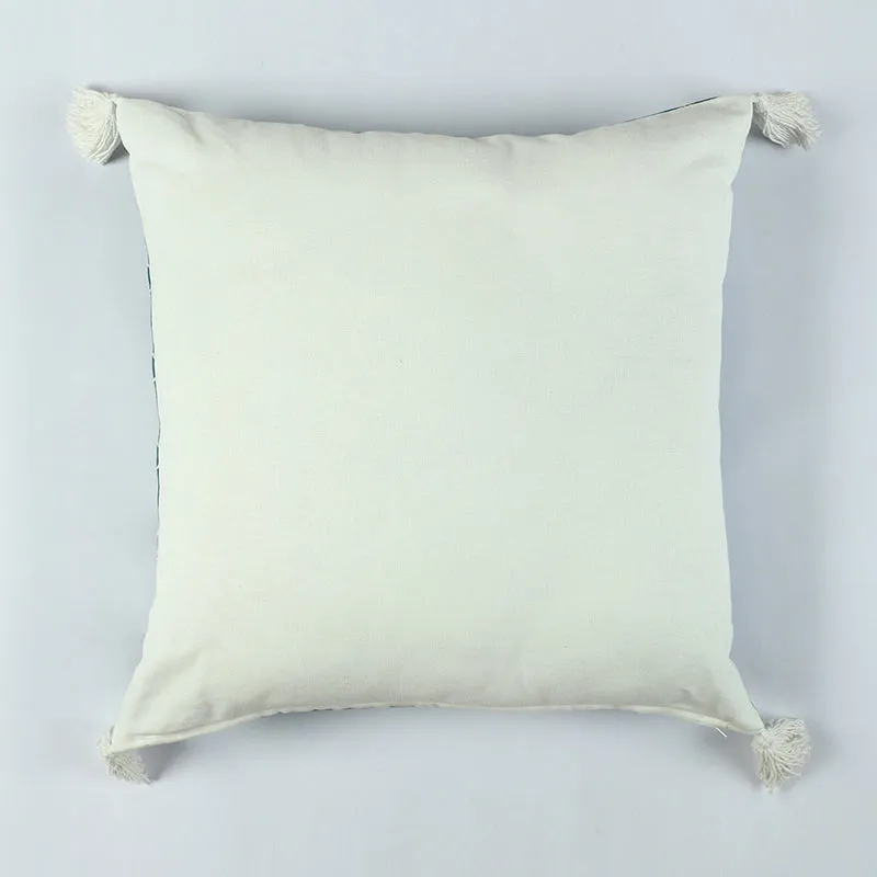 Danu Cotton Cushion Cover (Brown) - Set Of Two media 4